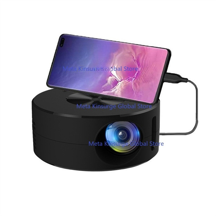 Mini Projector Portable - YT200 有線同一スクリーン子供用 LED プロジェクター ミニ ミニ