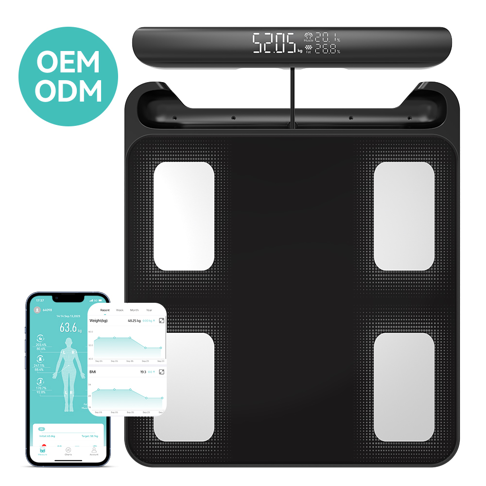 Body Fat Scale Smart - 体重計、FSA&HSA対応、8電極デジタル体重計、BMI、体脂肪、筋肉量、体組成計付き
