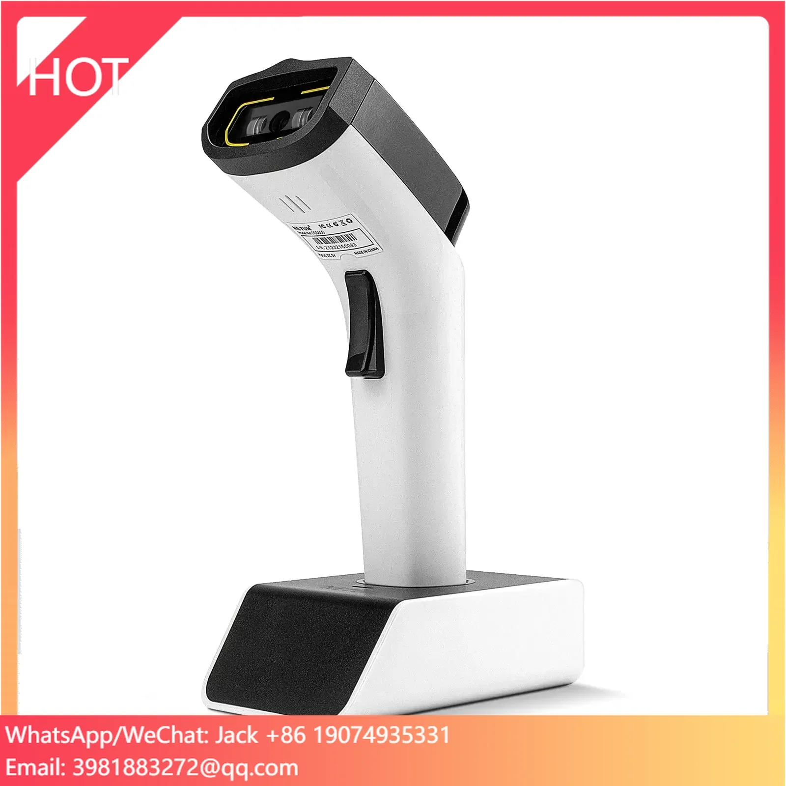 Barcode Scanner Wireless - NETUM DS8100 ブルートゥース 13.56MHz HF NFC