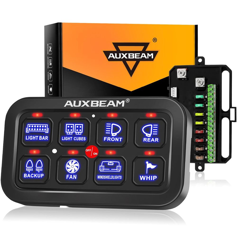 Electronics & Gadgets Gaming & Toys Kinhank Super Console X2 Pro - 8連スイッチパネル BA80 自動調光LEDタッチコントロールパネルボックス 電子リレーシステム 車用タッチスイッチボックス ユニバーサル