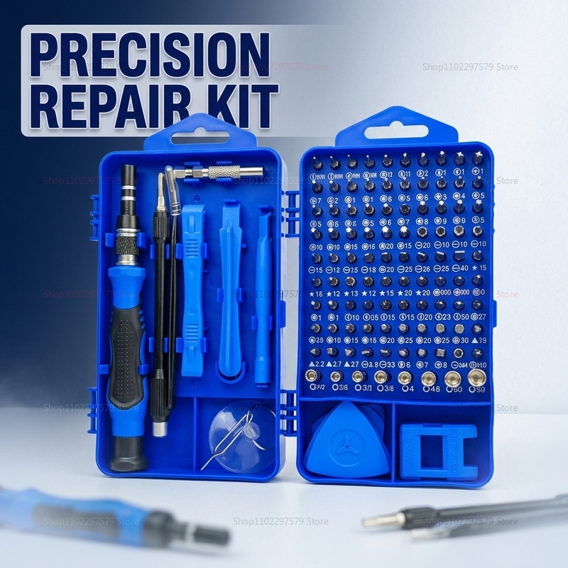115 in 1多機能ドライバーセット、コンピューター、電話 - Electronics Repair Gadgets のレビューと価格
