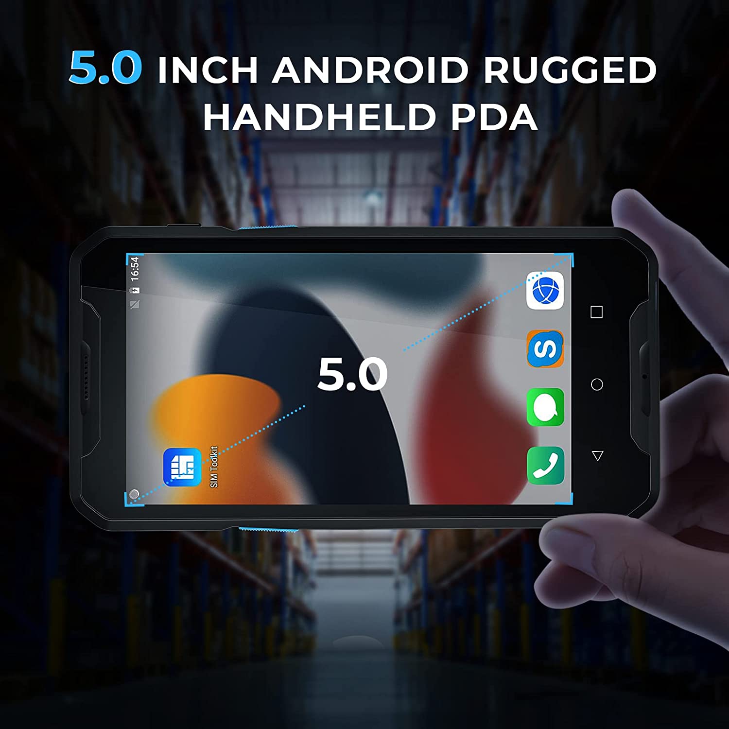 Android 9 4G 耐衝撃型ワイヤレスハンドヘルドPD - Barcode Scanner Wireless のレビューと価格