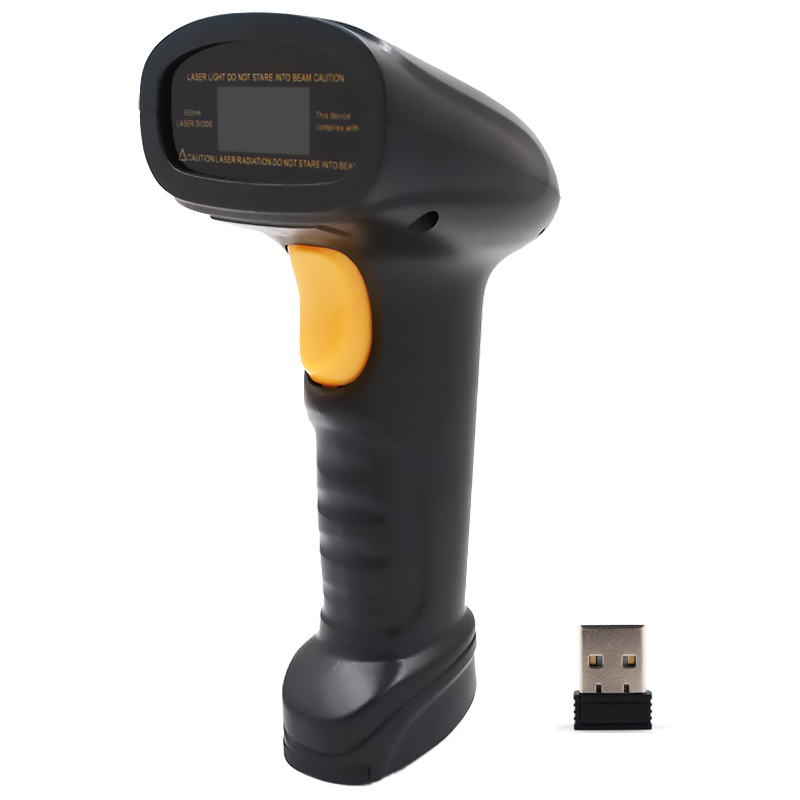 2.4G ワイヤレス技術を備えた小売倉庫向けレーザー 1D  - Barcode Scanner Wireless のレビューと価格