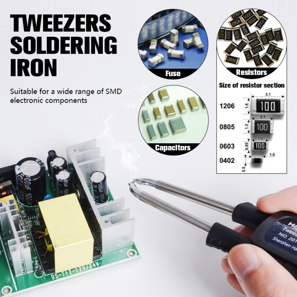 T12 はんだ付けピンセットハンドル – デュアルチャンネル - Electronics Repair Gadgets のレビューと価格