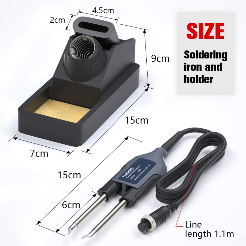 T12 はんだ付けピンセットハンドル – デュアルチャンネル - Electronics Repair Gadgets のレビューと価格