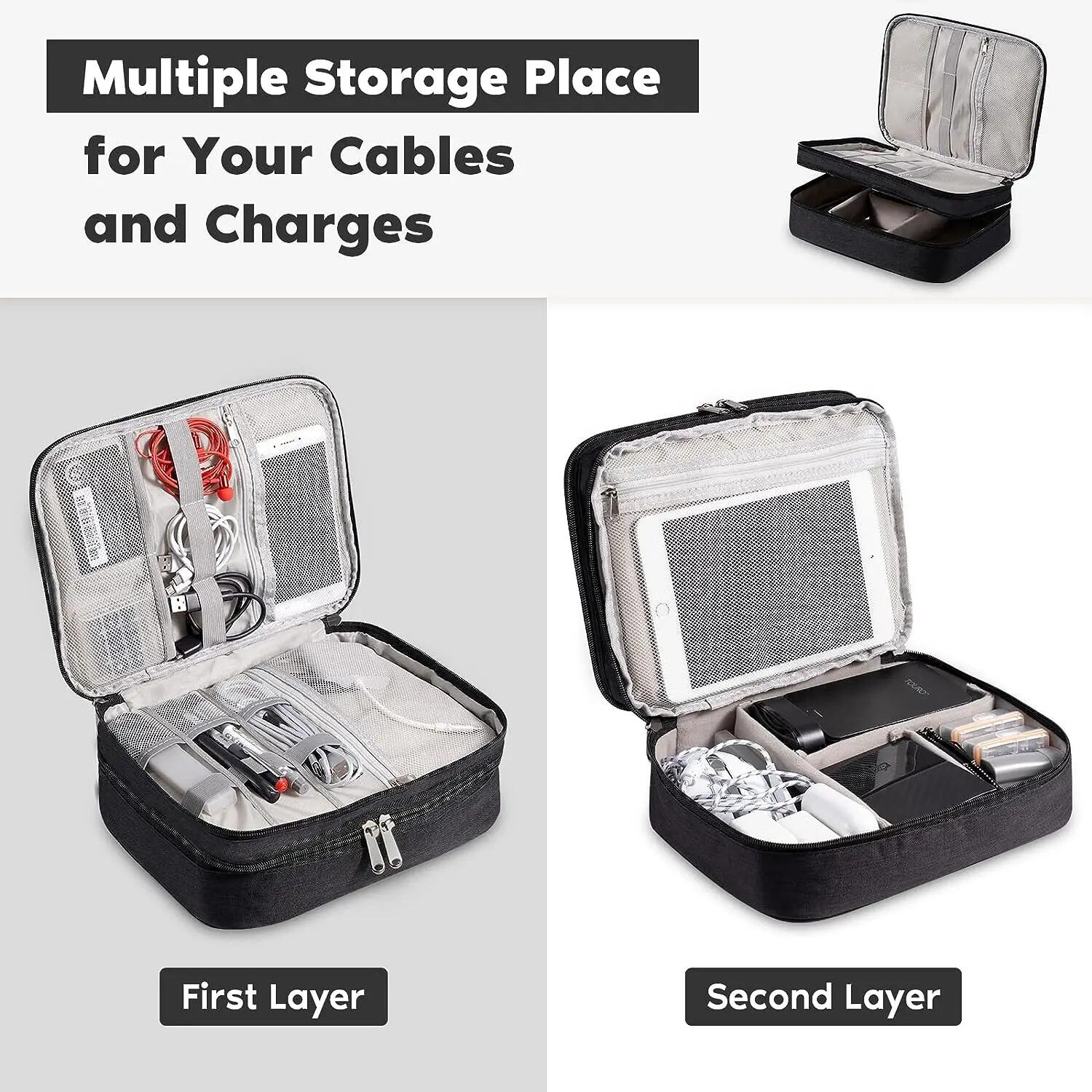 ポータブルデジタルストレージバッグ USB ガジェット防水ケ - Electronics And Gadgets With A のレビューと価格