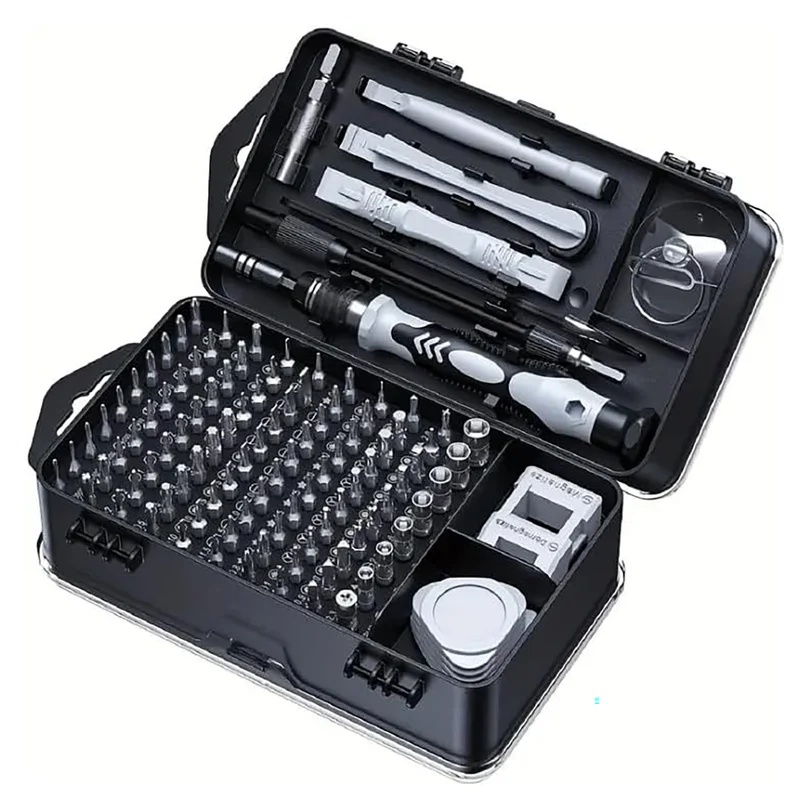 115 in 1精密ドライバーセット、電子機器、携帯電話、時 - Electronics Repair Gadgets のレビューと価格