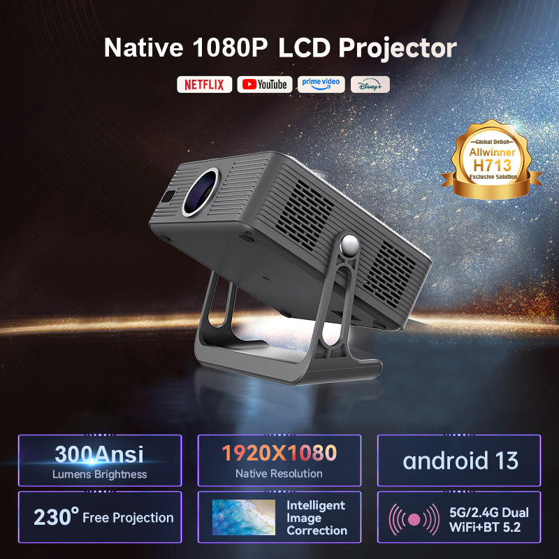 Tripskyスマートプロジェクター ワイヤレスLCDポータ - Mini Projector Portable のレビューと価格