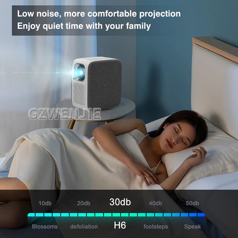 H6 ミニプロジェクター LED 1080P フル HD ポ - Mini Projector Portable のレビューと価格