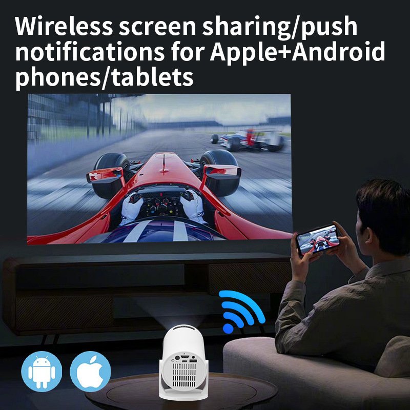NEW Wifi HY300mini 2026 4Kスマート - Mini Projector Portable のレビューと価格