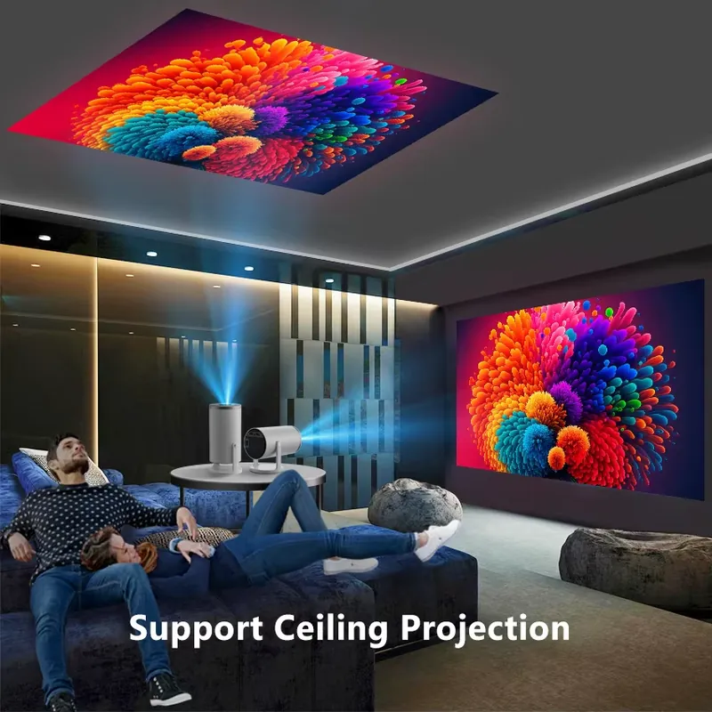 B66ミニHDスマートポータブルビデオ小型プロジェクター、動 - Mini Projector Portable のレビューと価格