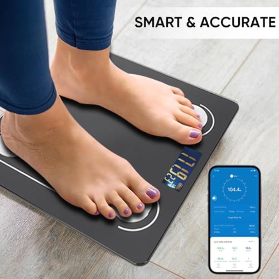 スマートBluetooth体脂肪計デジタル体重計、アプリ対応 - Body Fat Scale Smart のレビューと価格