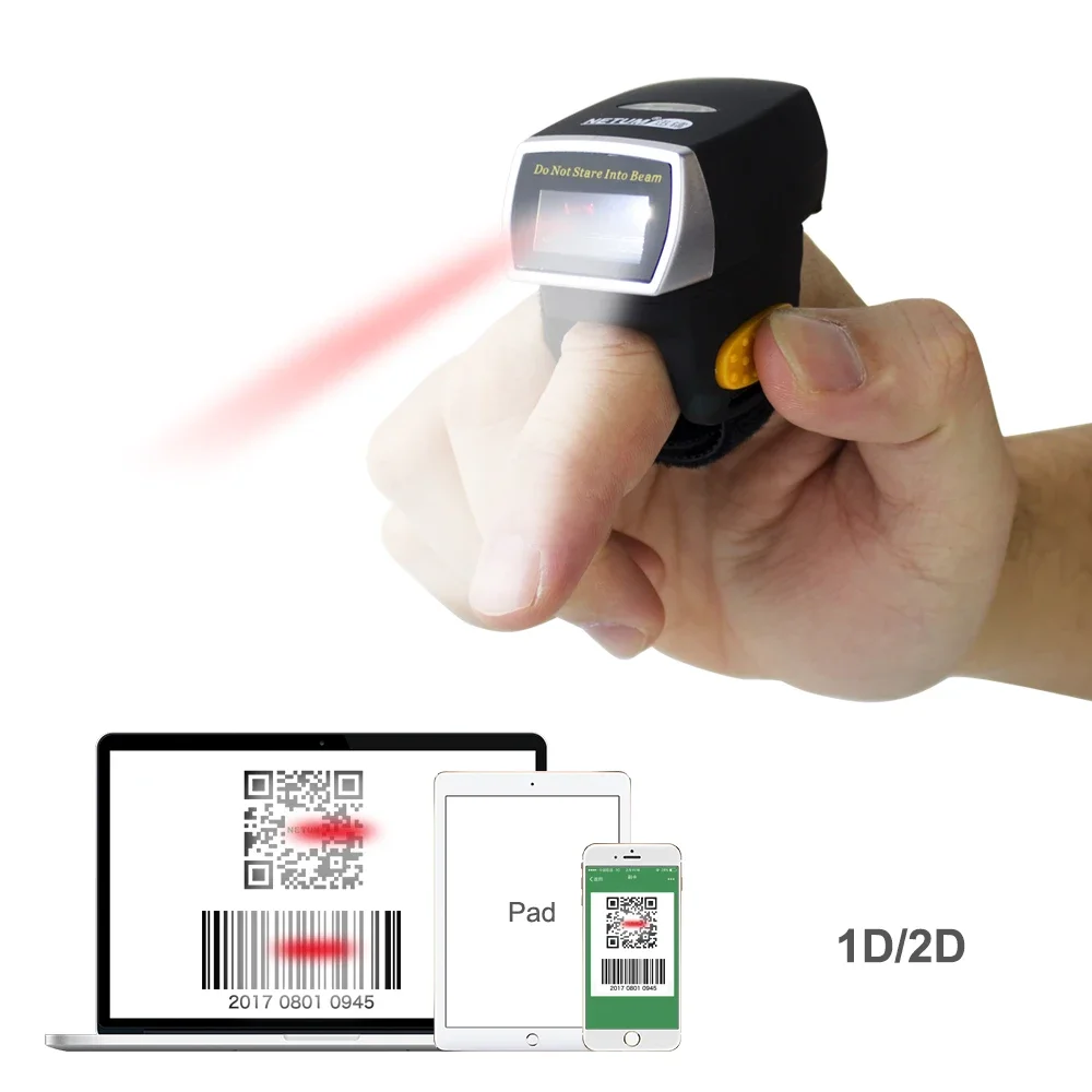 新型NetumミニフィンガーリングバーコードスキャナーCCD - Barcode Scanner Wireless のレビューと価格