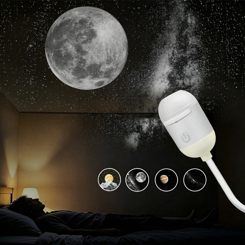 ミニポータブルUSB星空プロジェクターナイトライト ロマンチ - Mini Projector Portable のレビューと価格