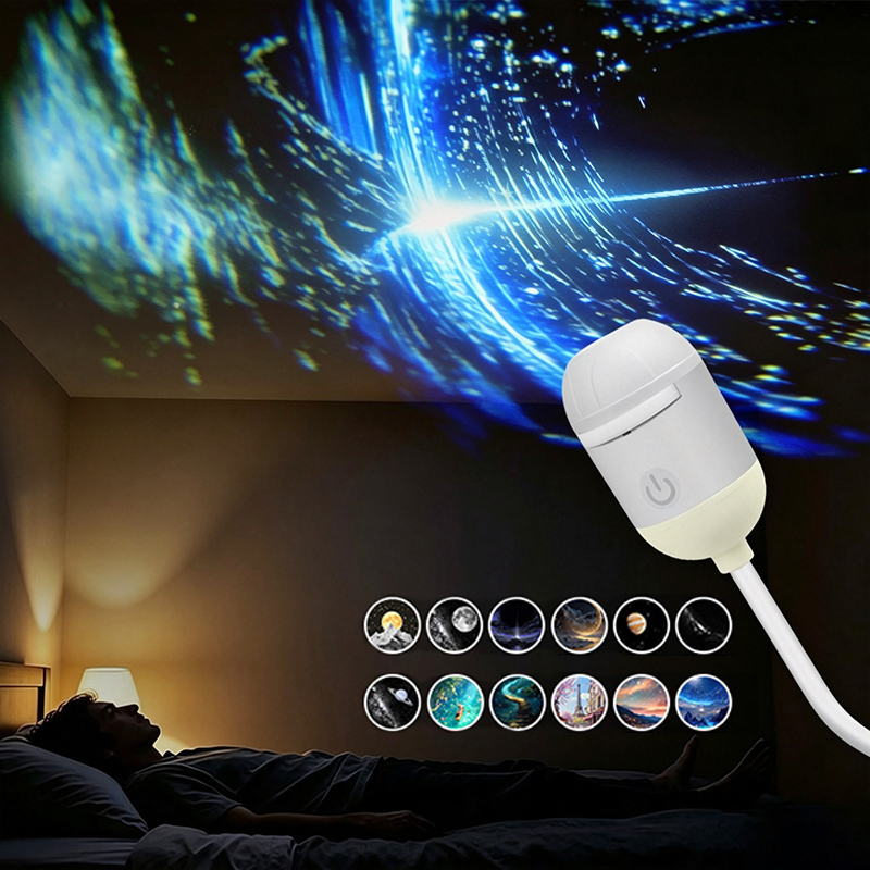 ミニポータブルUSB星空プロジェクターナイトライト ロマンチ - Mini Projector Portable のレビューと価格