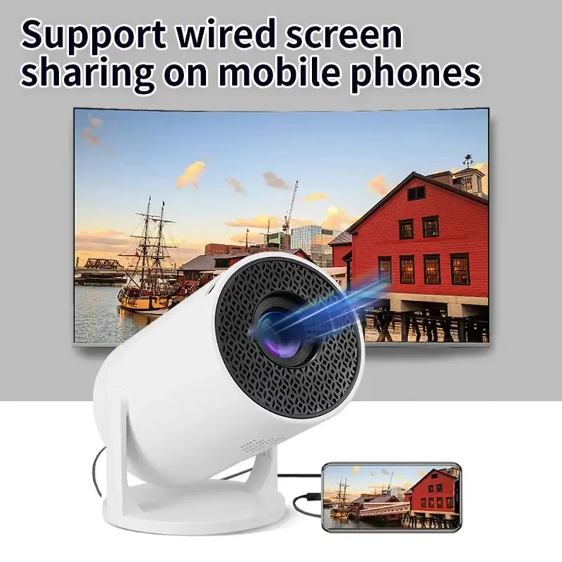 2026年新発売 HY200 ポータブルプロジェクター 4K - Mini Projector Portable のレビューと価格