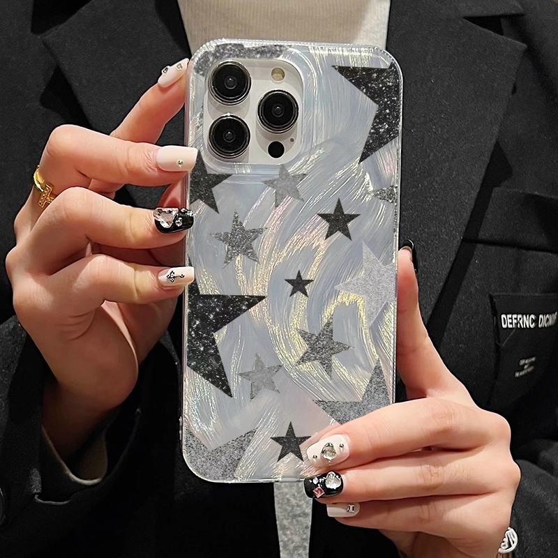 輝く星柄のおしゃれなスマホケース iPhone 17 16  - Apple Iphone 16 のレビューと価格