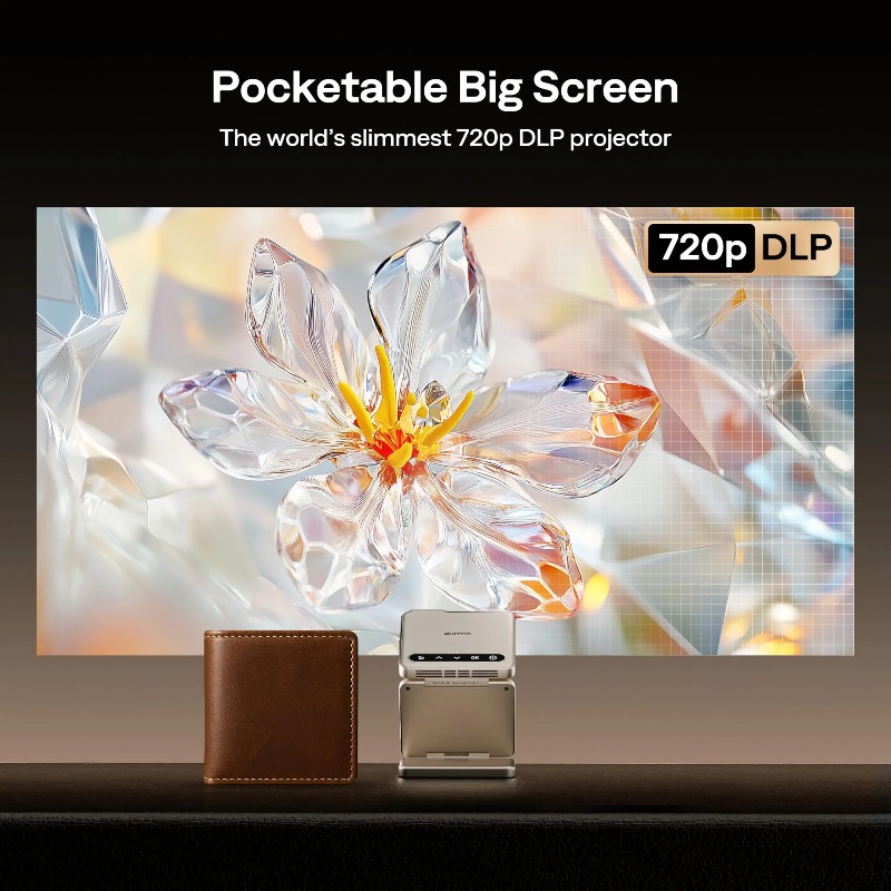 インザム ZIP ゴールド 三つ折りポータブルプロジェクター - Mini Projector Portable のレビューと価格