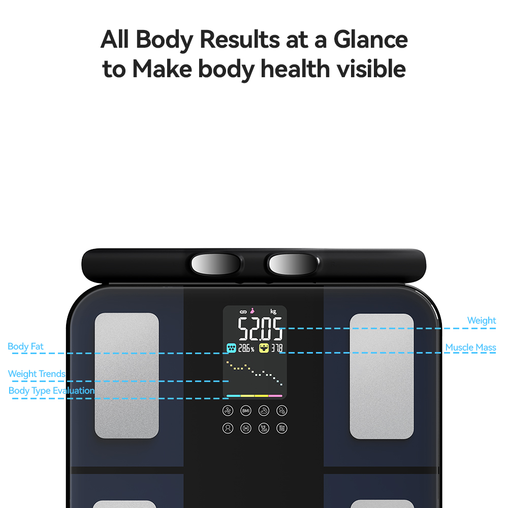 スマートデジタル体組成計 バイオインピーダンス体脂肪計 体重 - Body Fat Scale Smart のレビューと価格