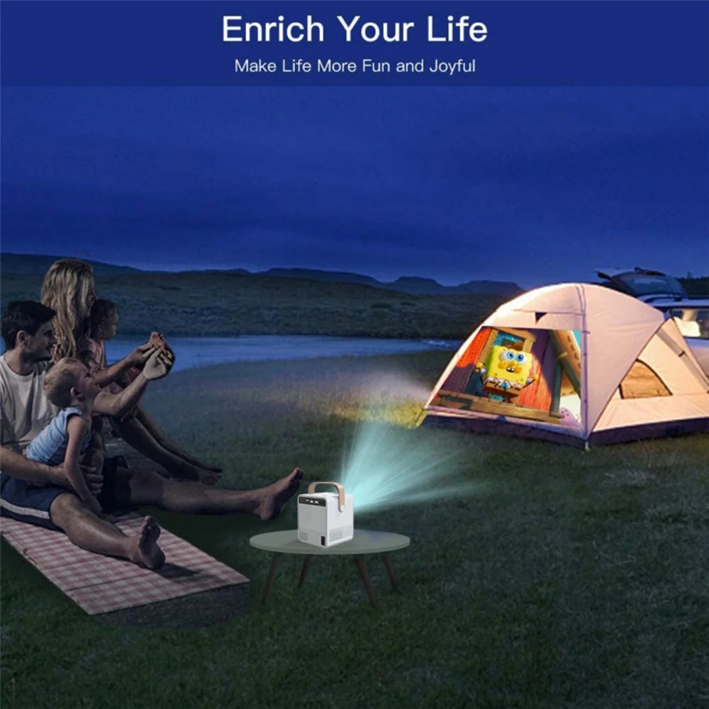ポータブルスマート 4K プロジェクターミニホームシアター  - Mini Projector Portable のレビューと価格