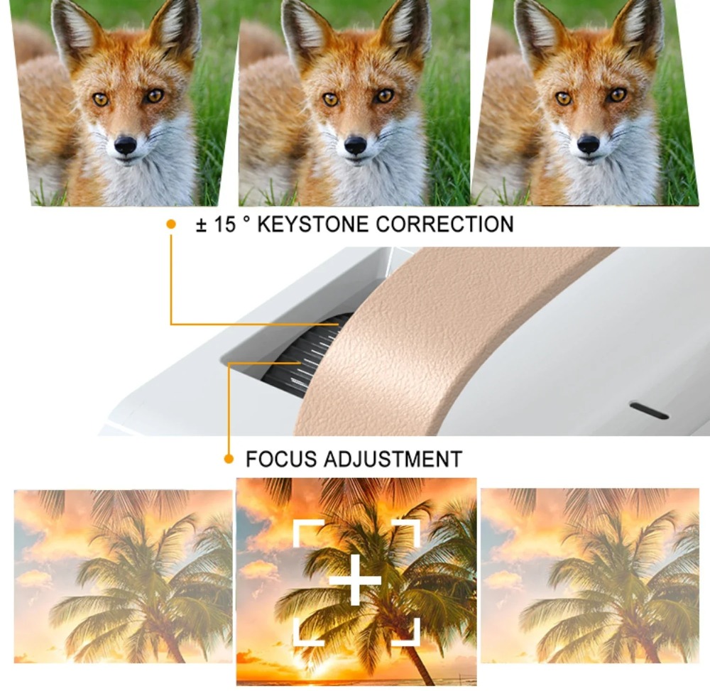 ポータブルスマート 4K プロジェクターミニホームシアター  - Mini Projector Portable のレビューと価格